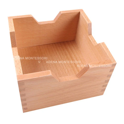 Adena Montessori Educational Wooden Materials Pink Tower Stand