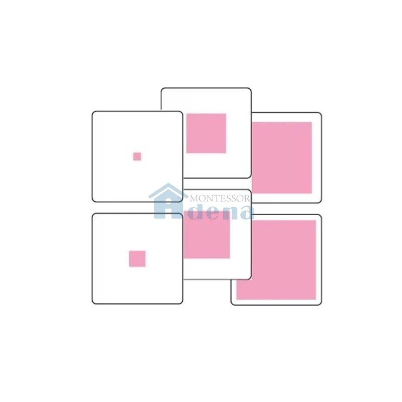 Adena Montessori Pink Tower Control Chart Educational Materials