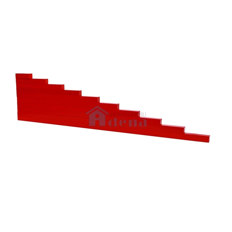 Adena Montessori Sensorial Resources Guide Long Red