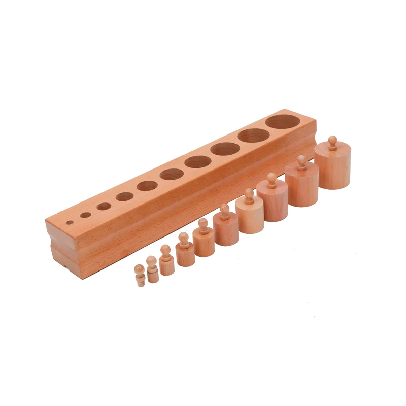 Adena Montessori Educational Wooden Toys Cylinder Block 2