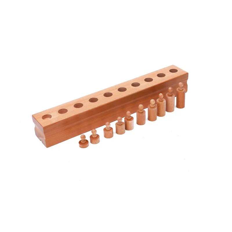 Adena Montessori Educational Wooden Toys Cylinder Block-4