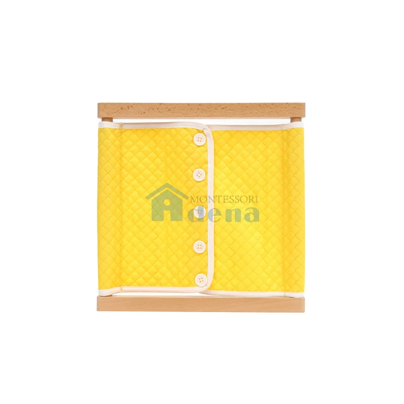 Adena Montessori Frame Educational Toy Small Buttons Dressing Frame