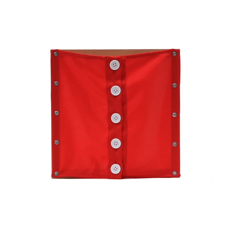 Adena Montessori Kids Wooden Educational Toy Large Buttons Dressing Frame