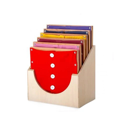 Adena Montessori Practical Life Materials 6 Dressing Frames & Stand