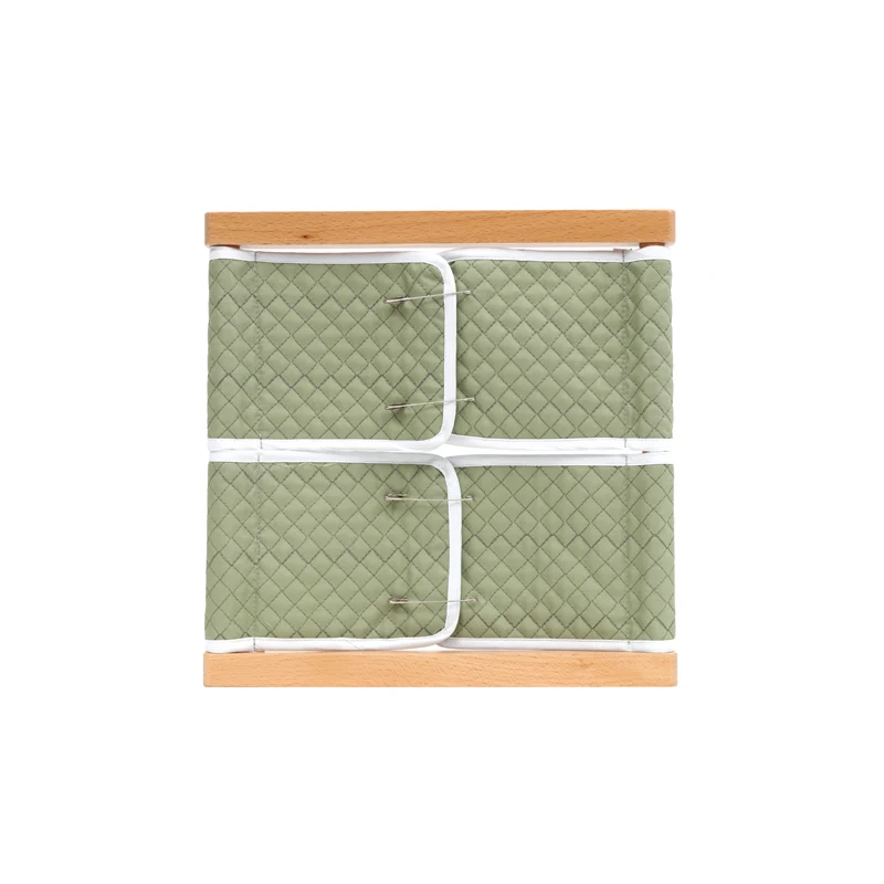 Adena Montessori Practical Life Materials 12 Dressing Frames with Stand