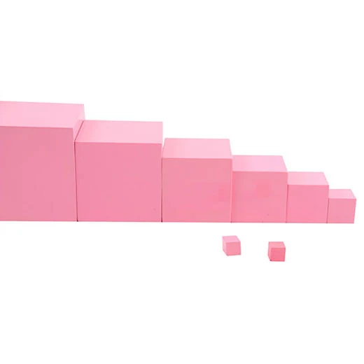 Mini Pink Tower Adena Montessori Educational Materials