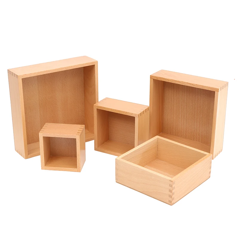 Adena Montessori Materials Nesting Boxes Infants and Toddlers