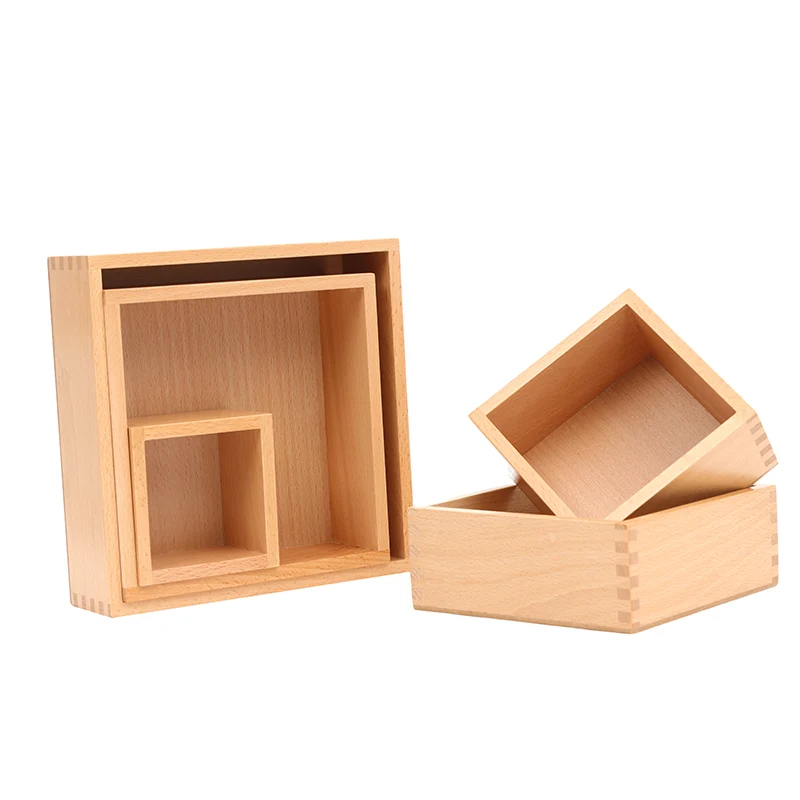 Adena Montessori Materials Nesting Boxes Infants and Toddlers
