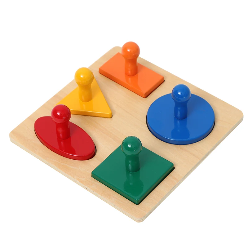 Adena Montessori Materials 5-shape Puzzle grossy