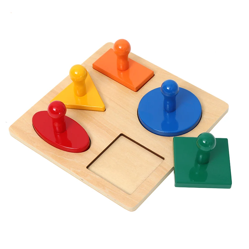 Adena Montessori Materials 5-shape Puzzle grossy