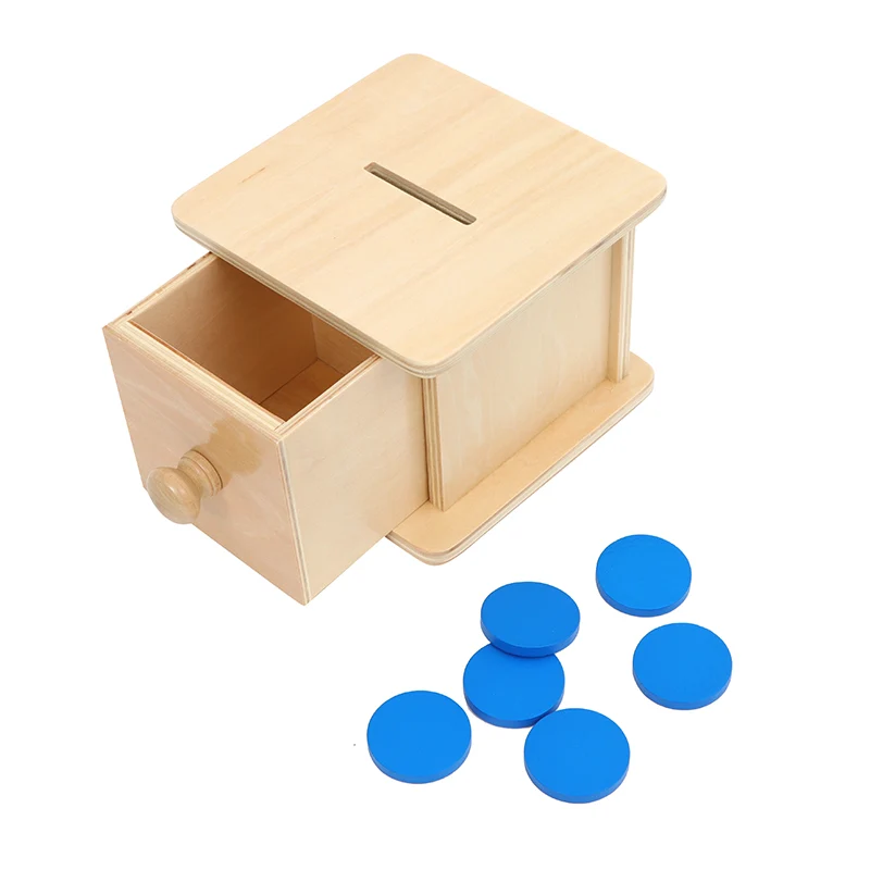 Adena Montessori Materials Infant Coin Box
