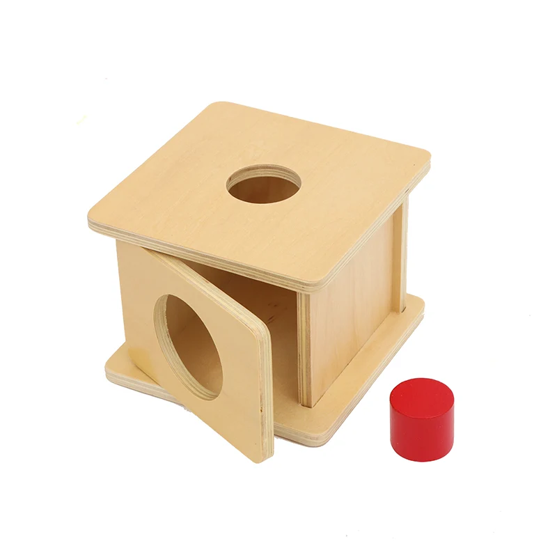 Adena Montessori Materials Imbucare Box w/ Large Cylinder