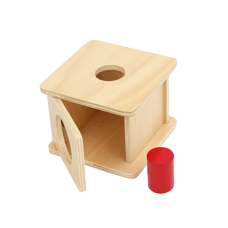 Adena Montessori Materials Imbucare Box w/ Small Cylinder