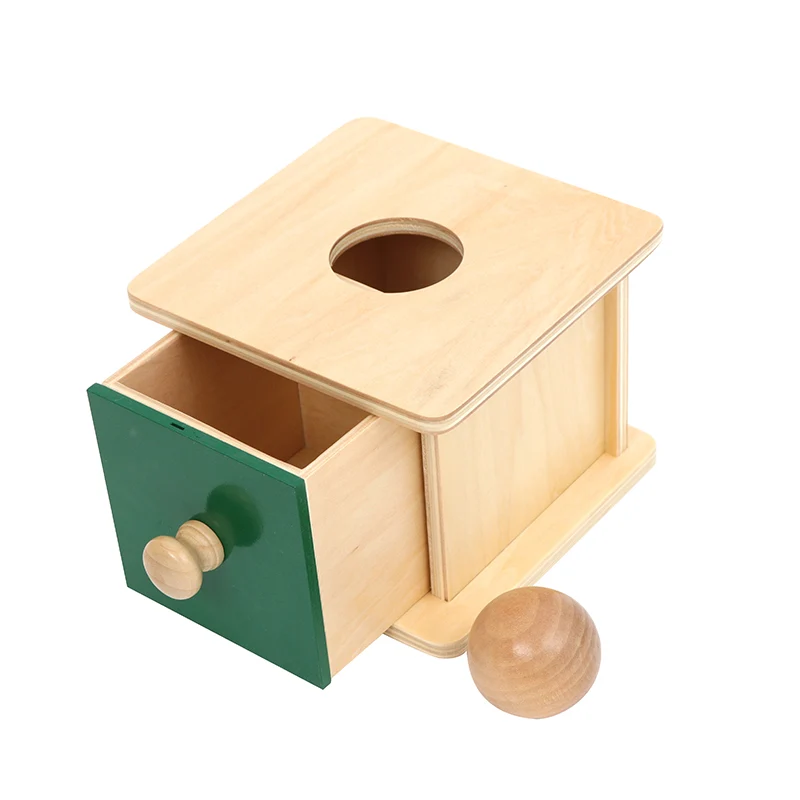 Adena Montessori Materials Imbucare Box w/ Ball