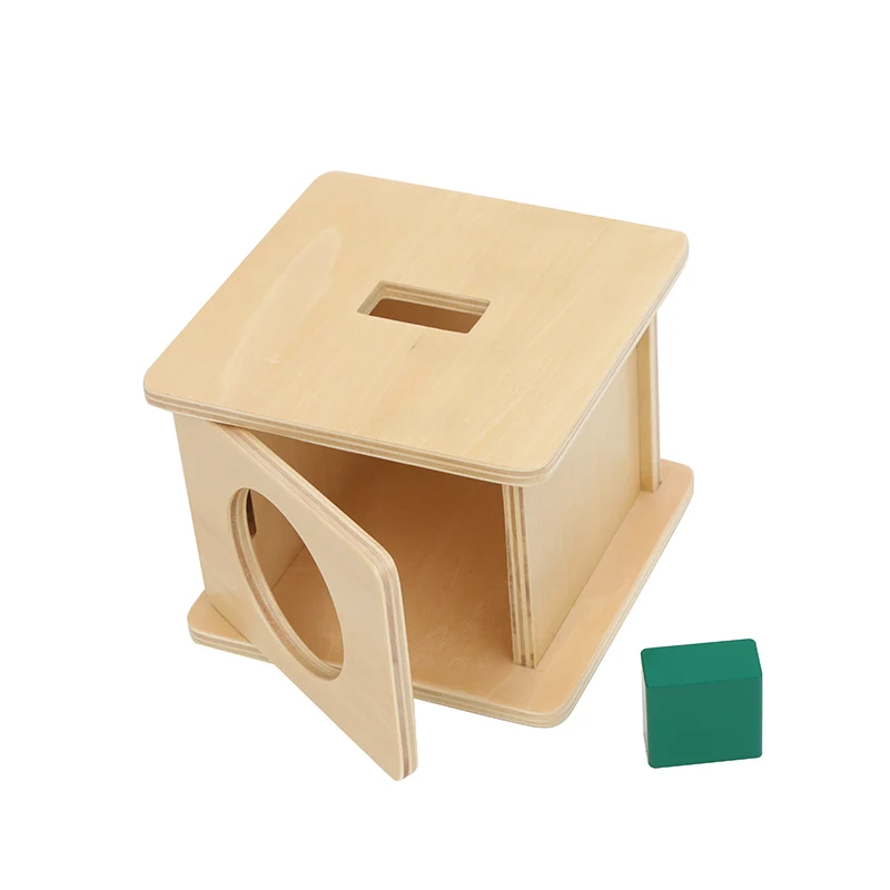 Adena Montessori Materials Imbucare Box w/ Rectangular Prism