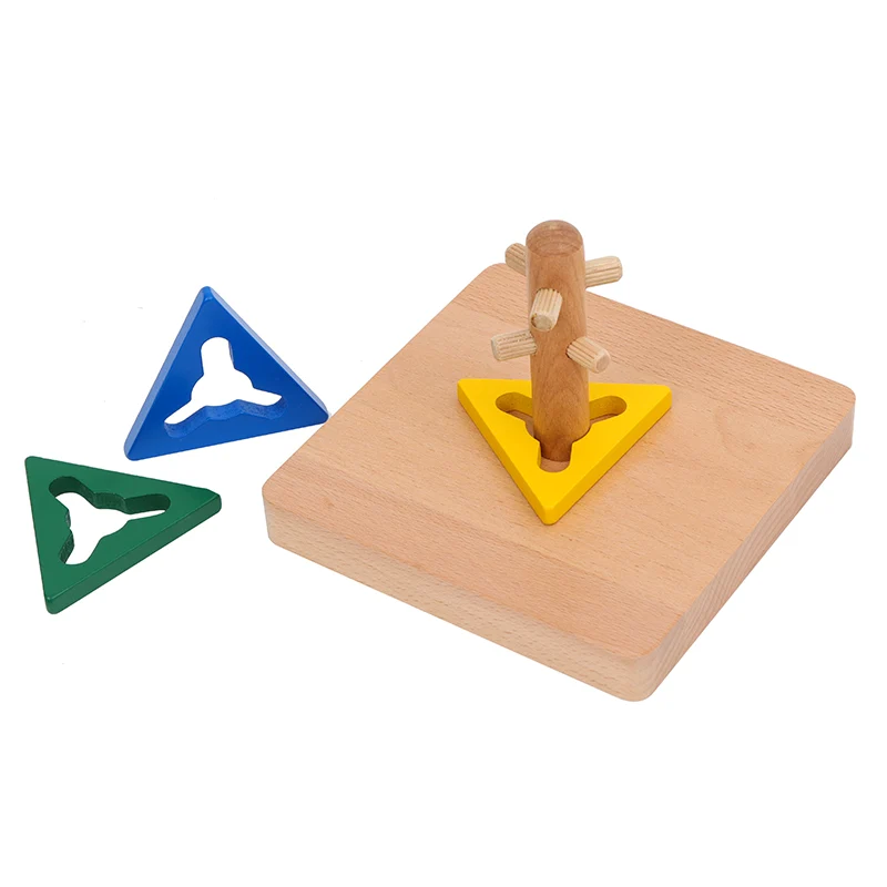 Adena Montessori Materials Triangle Twist & Sort Infants and Toddlers