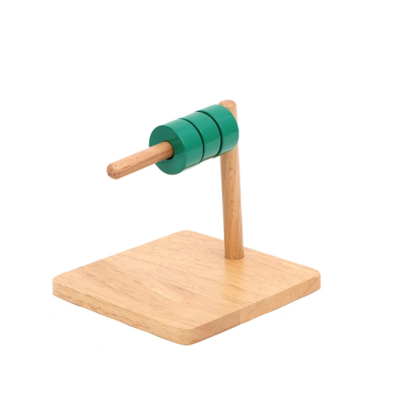Adena Montessori Materials Discs on Horizontal Dowel infants and toddlers