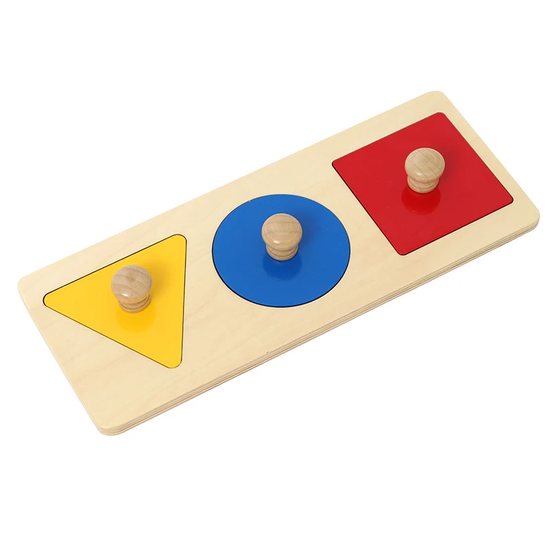 Adena Montessori Materials Multiple Shape Puzzles -3 Shapes