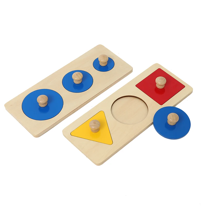 Adena Montessori Materials Multiple Shape Puzzles -3 Shapes