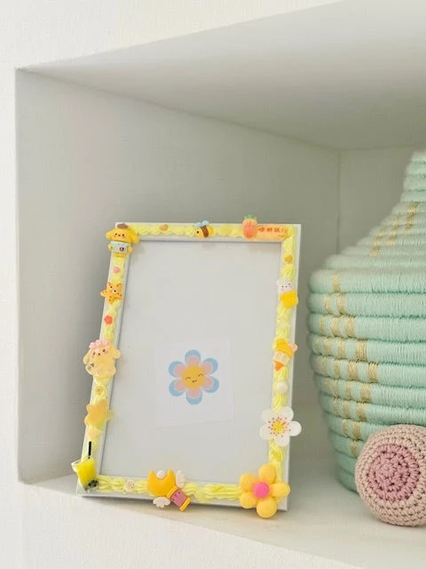 Kit Loisirs Créatifs Kawaii – Cadre Photo à Décorer Activité Loisir Créatif Décoden