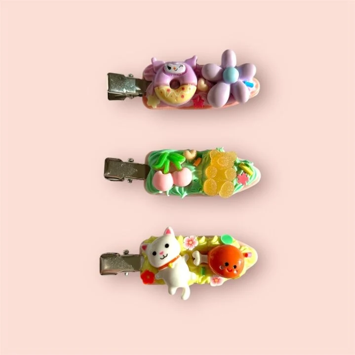 KIT Decoden Kawaii barrettes – Loisirs créatifs