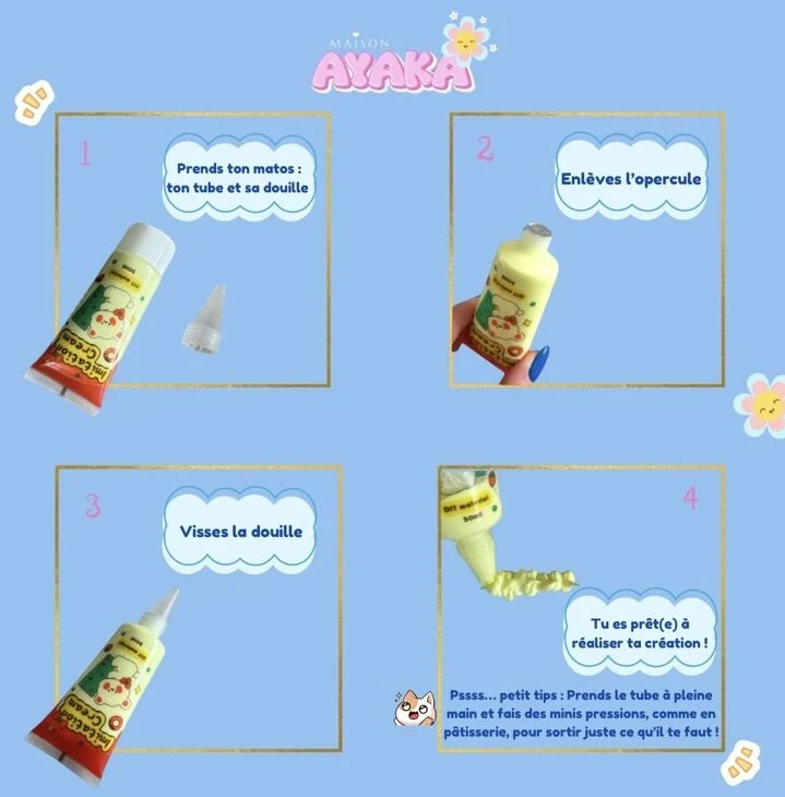 KIT Decoden Kawaii barrettes – Loisirs créatifs