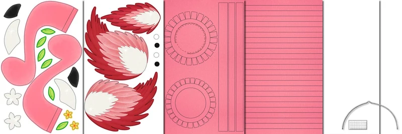 Kit de fabrication de lanternes « Flamingo »