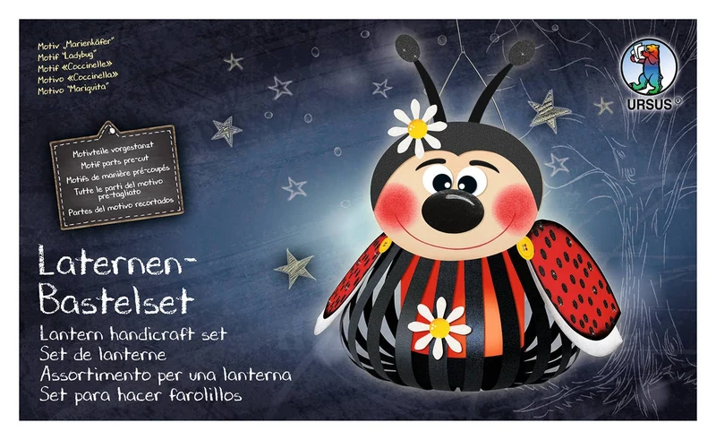 Kit de fabrication de lanternes « coccinelle »