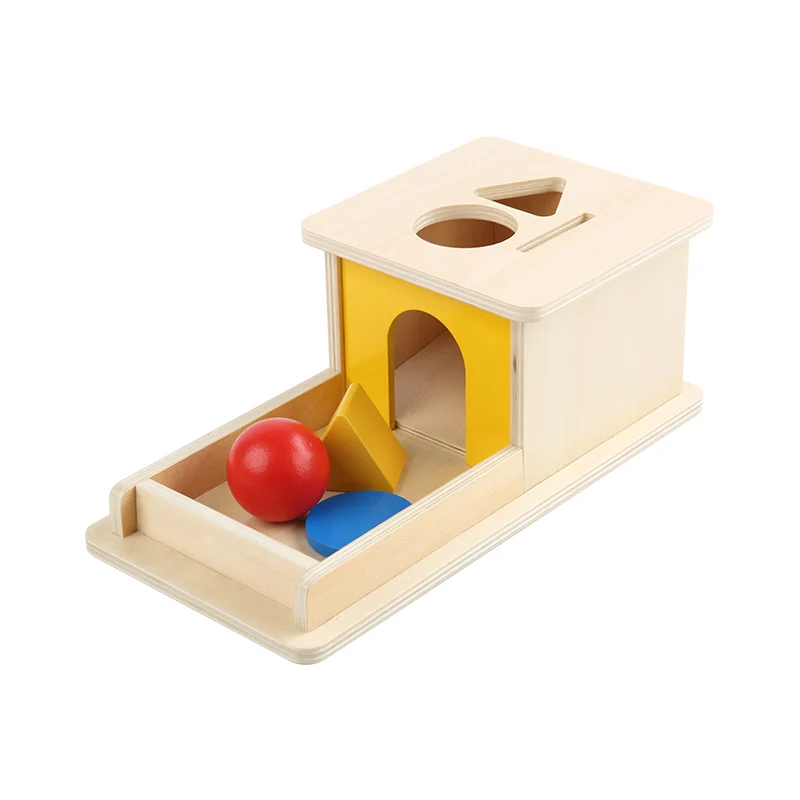 Adena Montessori Materials Color Objects Permanence Box with Tray