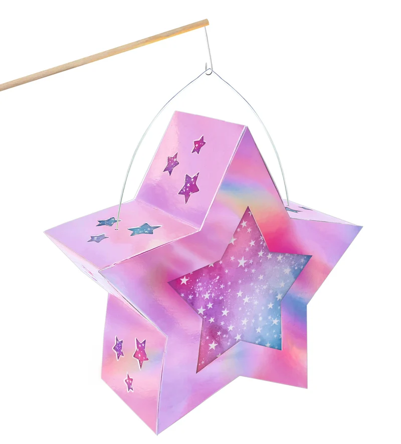 Kit de fabrication de lanternes roses Twinkle Star