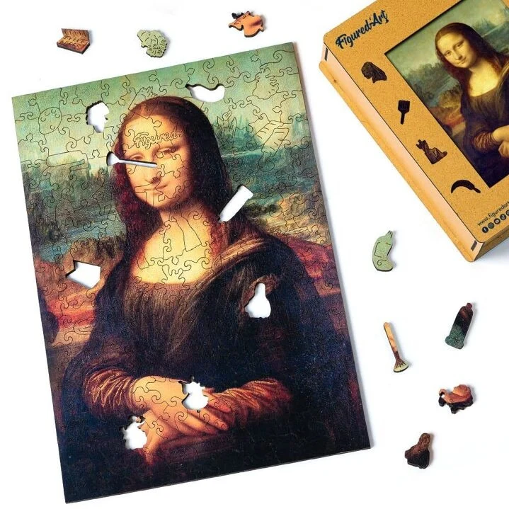 Puzzle 2D en Bois Adulte - La Joconde de Léonard de Vinci