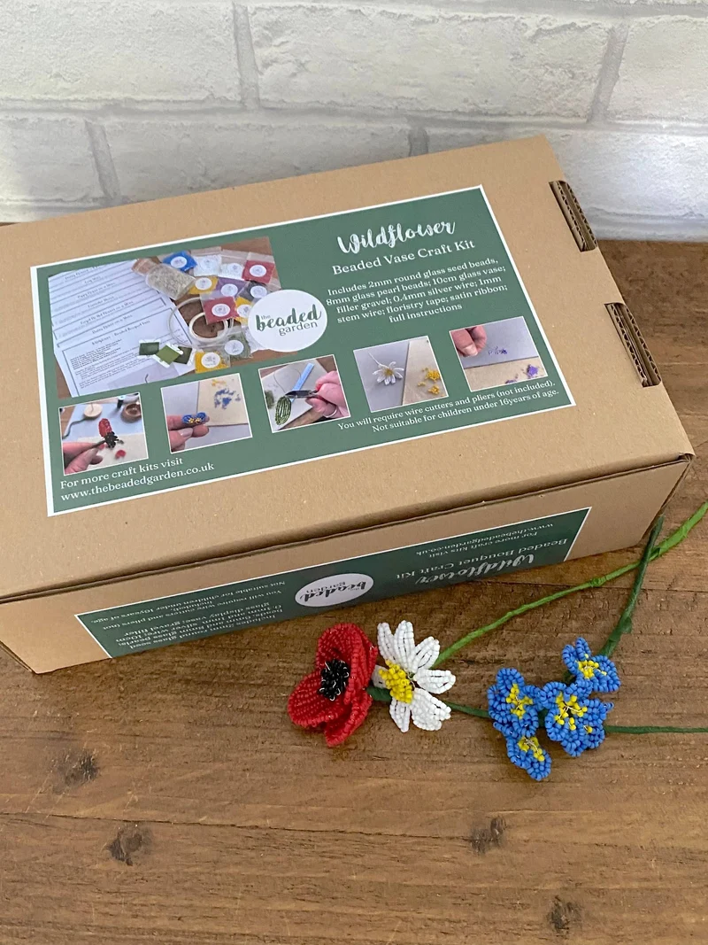Kit de bricolage pour vase à fleurs sauvages. Une idée cadeau créative.