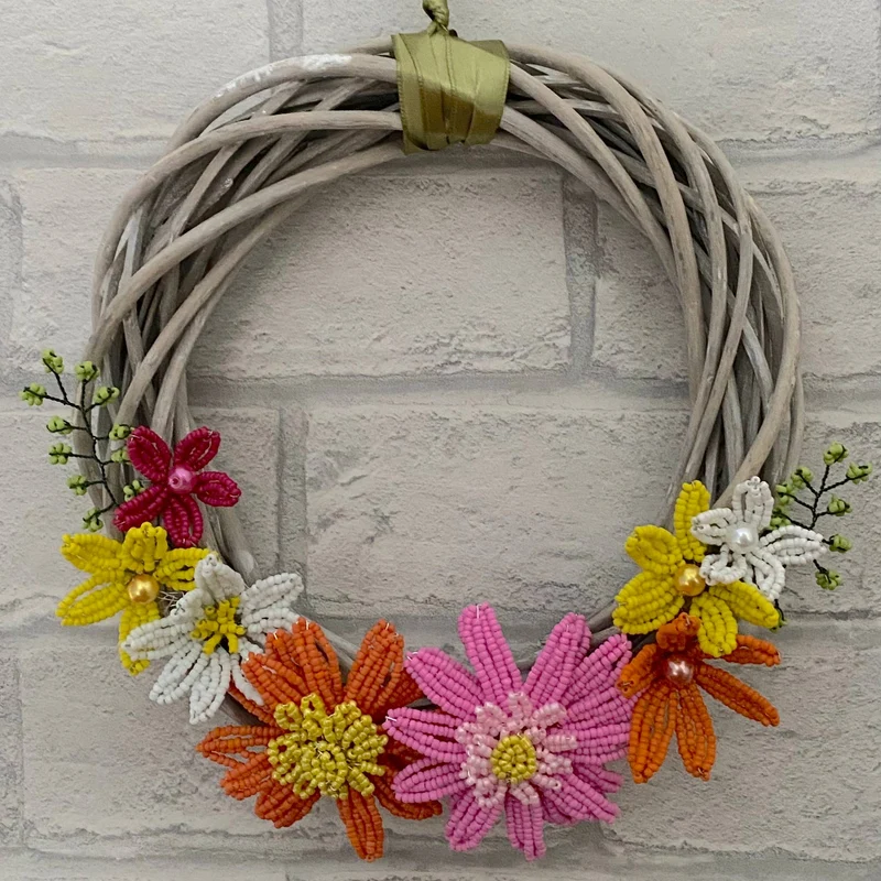 Kit de bricolage couronne de pétales d'été pour adultes. Cadeau créatif.