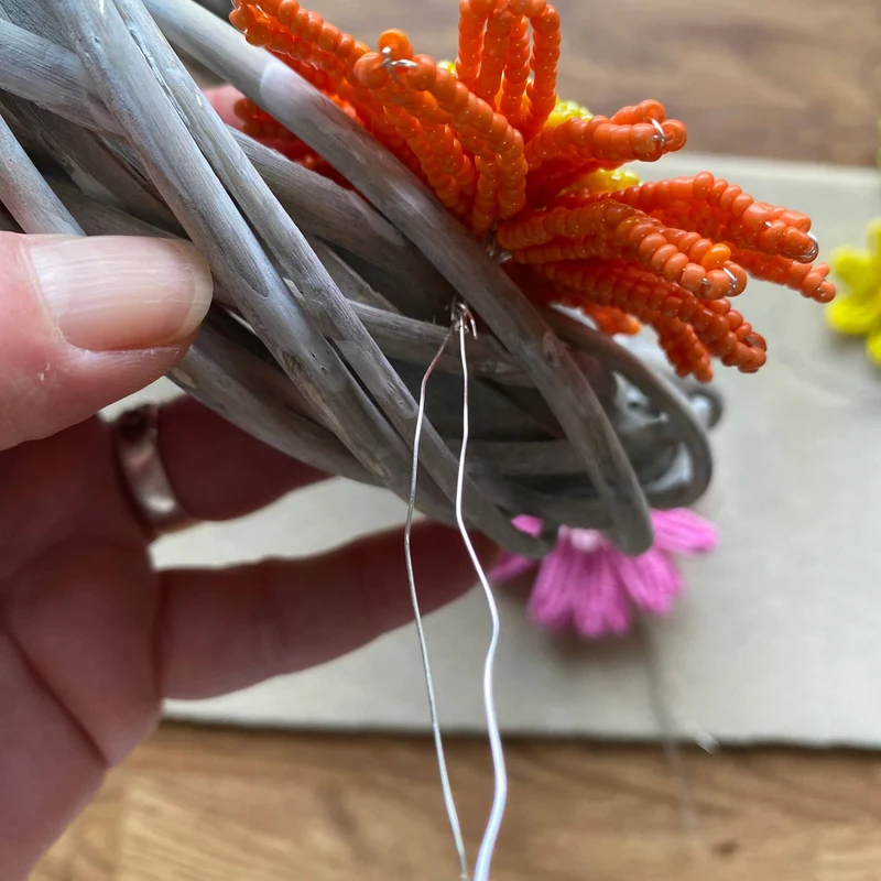 Kit de bricolage couronne de pétales d'été pour adultes. Cadeau créatif.