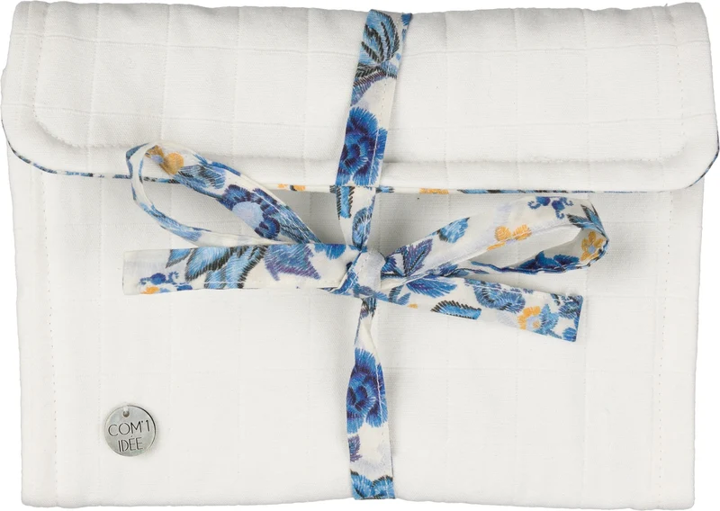 Kit Couture Pochette Beauté “Paulette” – Liberty & Matelassé Coton DIY