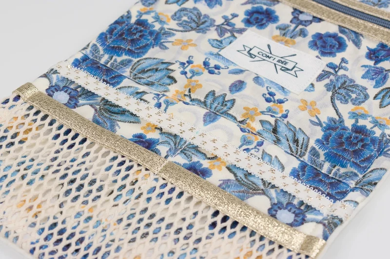 Kit Couture Pochette Beauté “Paulette” – Liberty & Matelassé Coton DIY