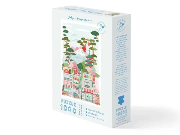 Puzzle 1000 pièces “Tokyo” – Hoglet & Co x La Petite Épicerie | Collection Quatre Coins