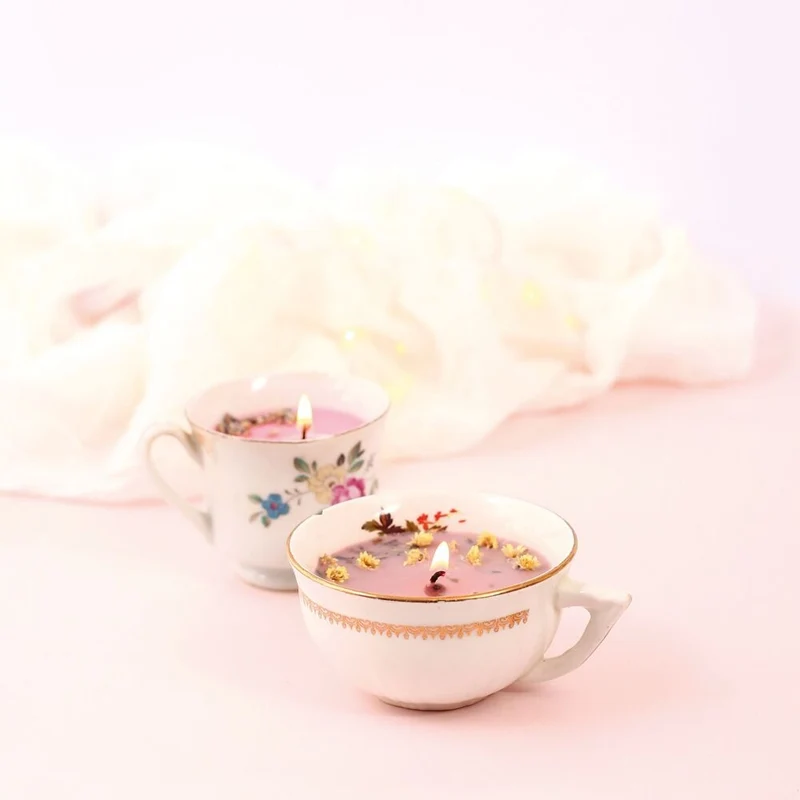 Kit Bougies Fleuries et Colorées – Création Bougies DIY