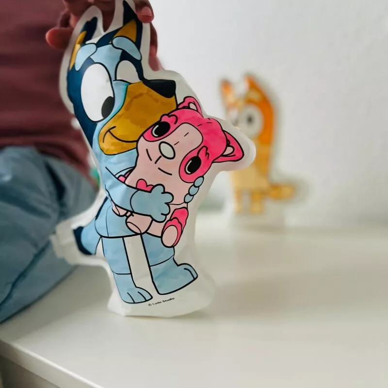 Bluey & Bingo - Coloriages Gonflables à colorier