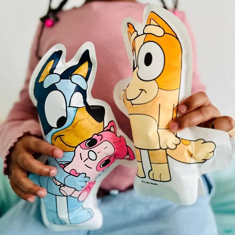 Bluey & Bingo - Coloriages Gonflables à colorier