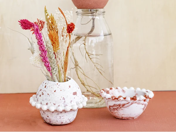 Kit DIY Jesmonite – Mes Coupelles en Jesmonite | Créez 3 Objets Déco Tendance