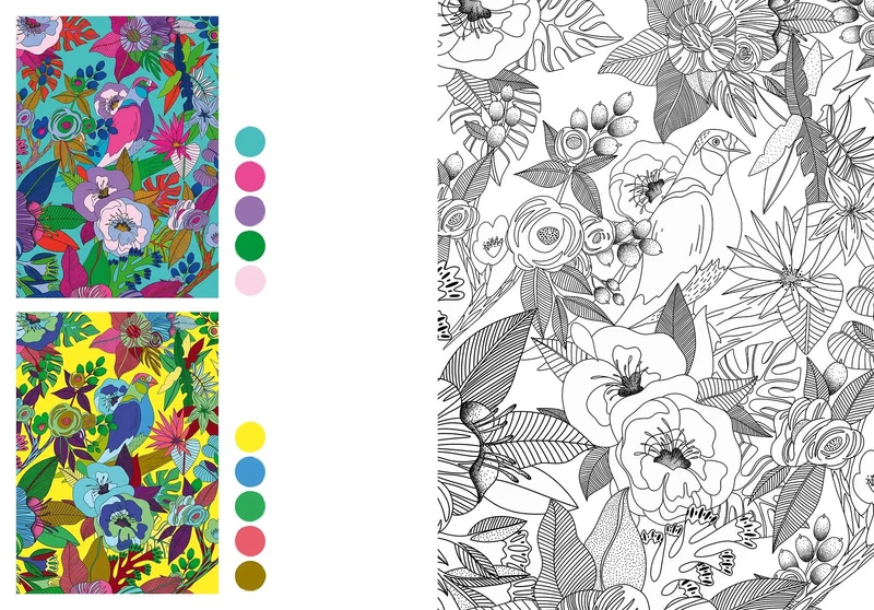 Art thérapie coloriages INSPIRATION Nature