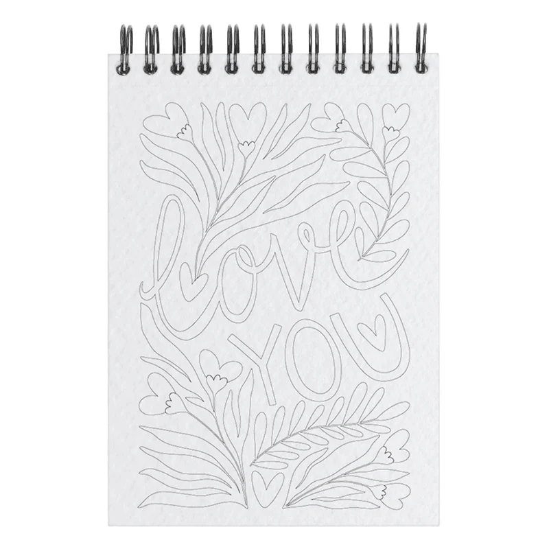 Carnet de Coloriage A6 – Love | Maison Joliette | Fabriqué en France