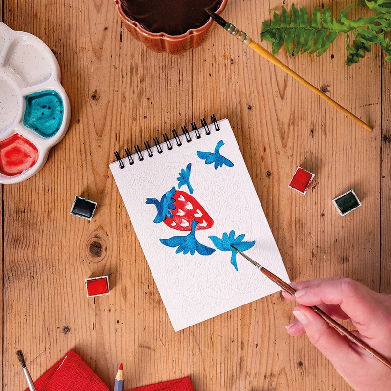 Carnet de Coloriage A6 – Love | Maison Joliette | Fabriqué en France