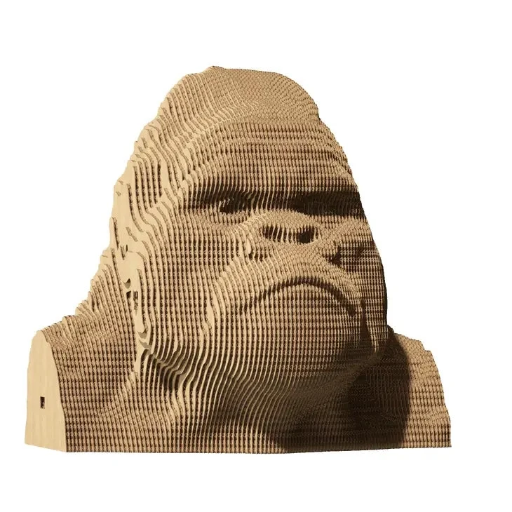 Puzzle 3D Gorilla – Sculpture en Carton Recyclé CARTONIC®