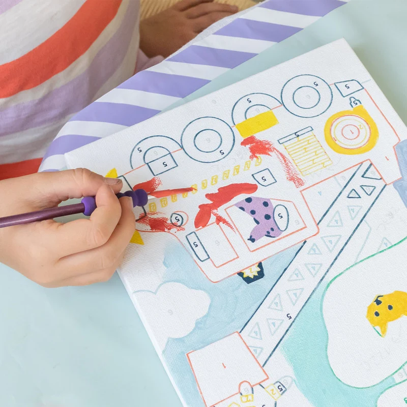 Petit Pinceau Kids Wouf – Peinture au Numéro pour Enfants dès 4 Ans | La Petite Épicerie