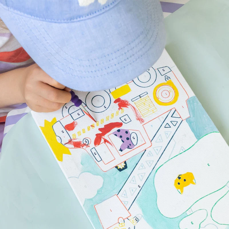 Petit Pinceau Kids Wouf – Peinture au Numéro pour Enfants dès 4 Ans | La Petite Épicerie