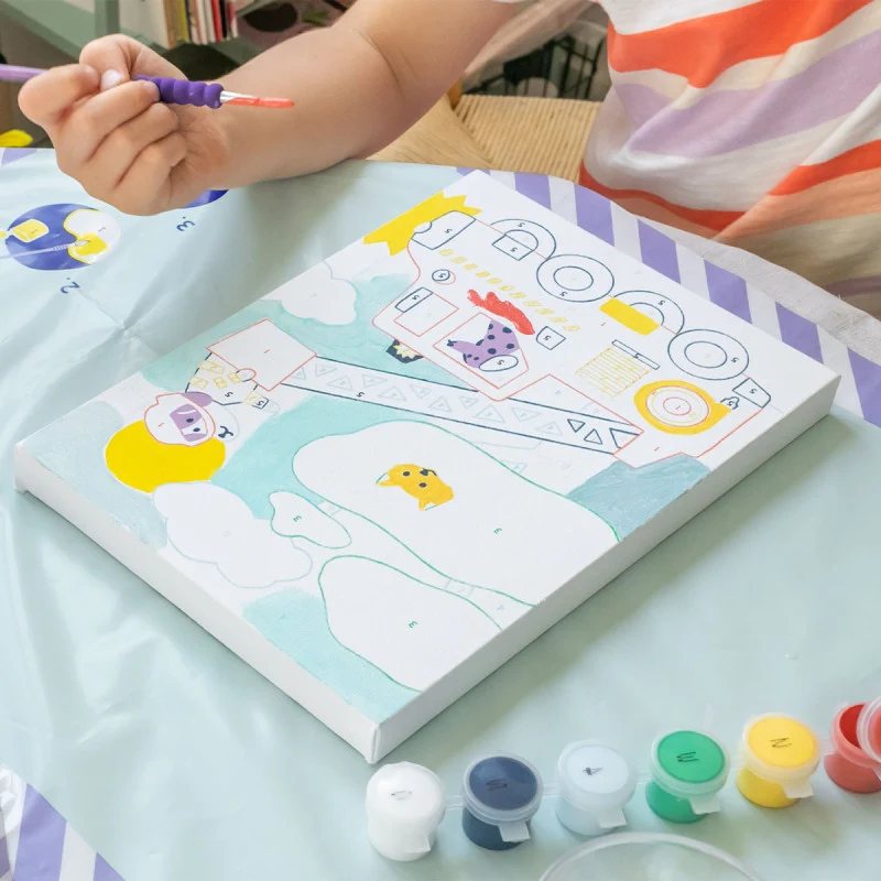 Petit Pinceau Kids Wouf – Peinture au Numéro pour Enfants dès 4 Ans | La Petite Épicerie