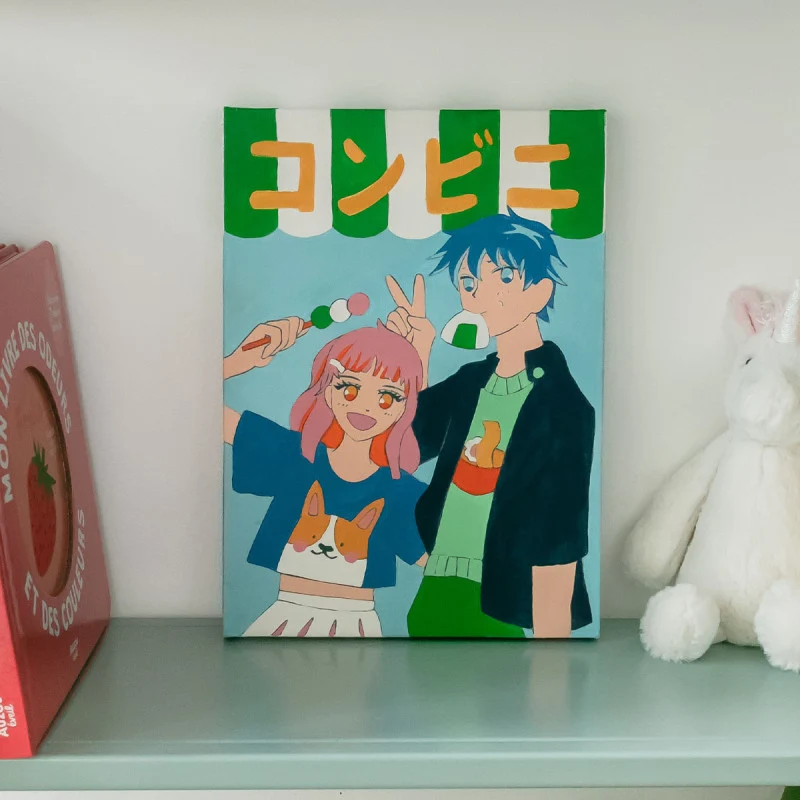 Petit Pinceau Kids Konbini – Peinture au Numéro Enfant dès 8 Ans | Univers Manga Japonais