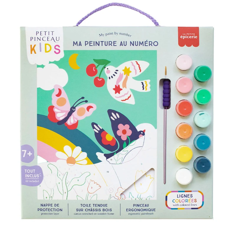 Petit Pinceau Kids Printemps – Peinture au Numéro Enfant dès 7 Ans | La Petite Épicerie